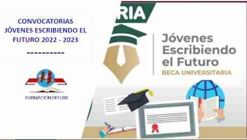 Registro Convocatoria Jóvenes Escribiendo El Futuro 2022-2023